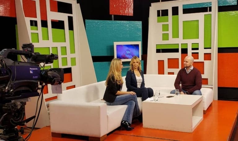 Mario Delfino on Argentinea TV